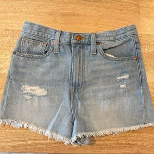 Madewell Mom Jean Short